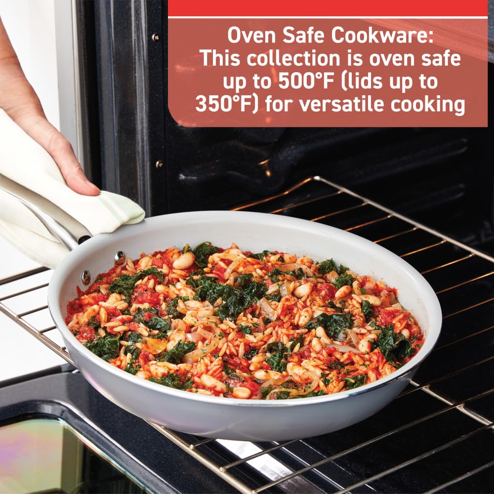 12 Piece Recycled Ceramic Non Stick Cookware Set T164403