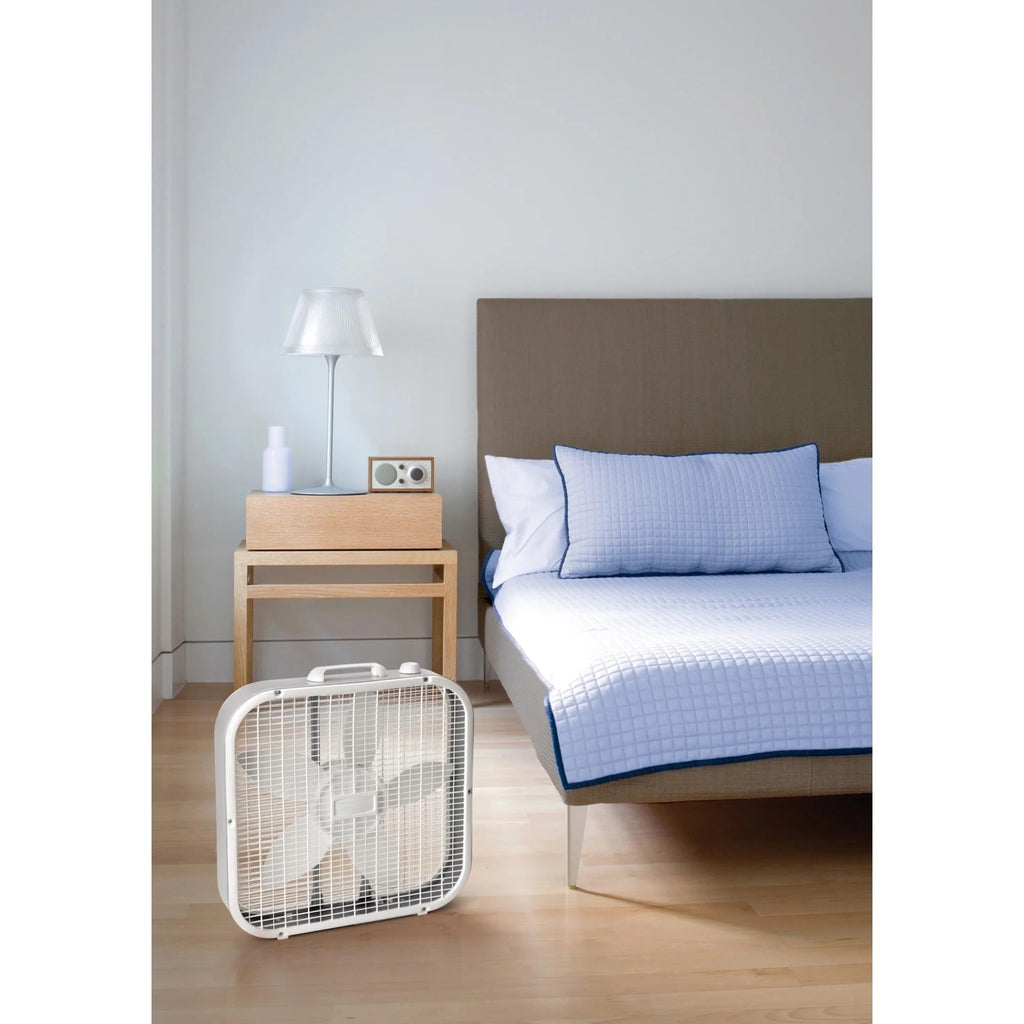 20" Classic Box Fan with 3 Speeds, White C65670