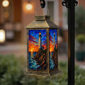 Waterproof Mosaic LED Solar Lantern G85577