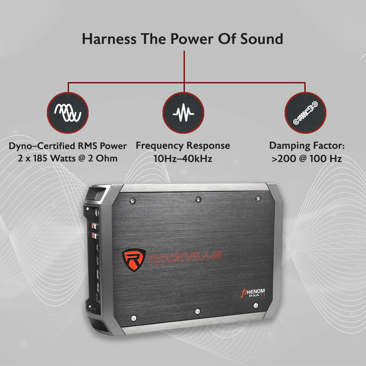 2-Channel Class A/B Car Amplifier 1500W Peak X8998