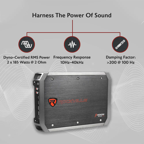 2-Channel Class A/B Car Amplifier 1500W Peak X8998