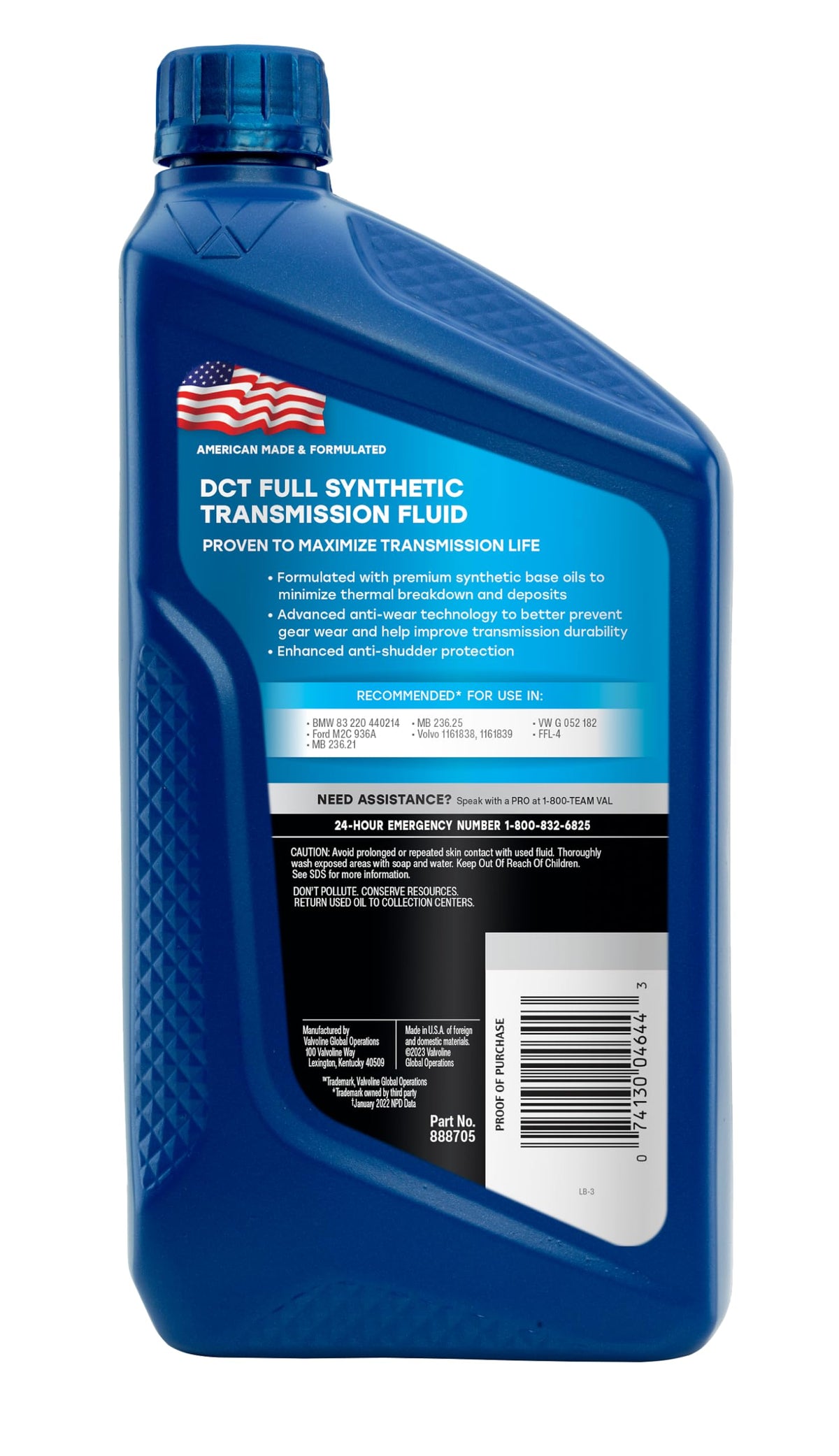 Dual Clutch Transmission Fluid 1 QT Case of 6 G819