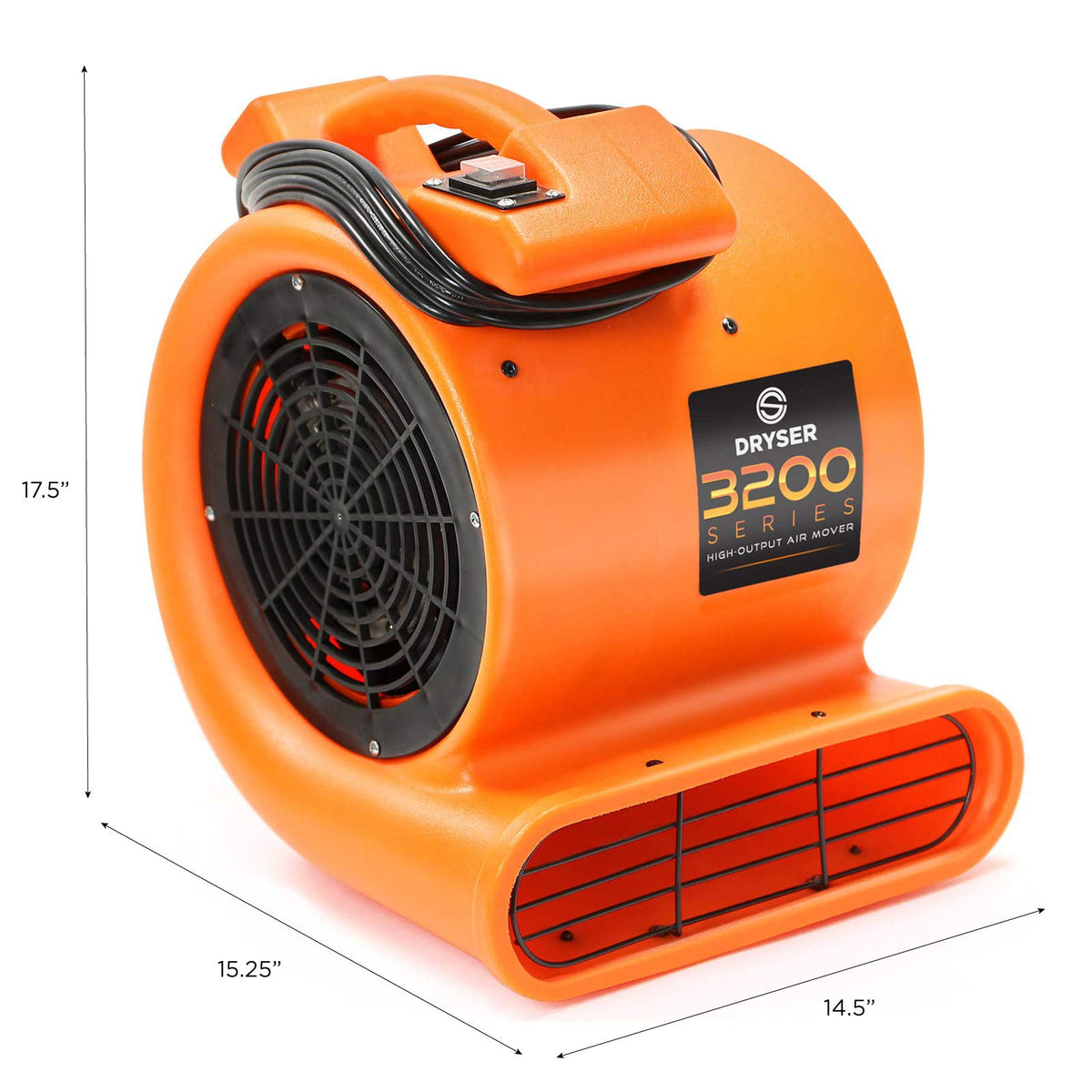 6pk 2 Speed 1/2 HP Industrial Floor Fan Z2383