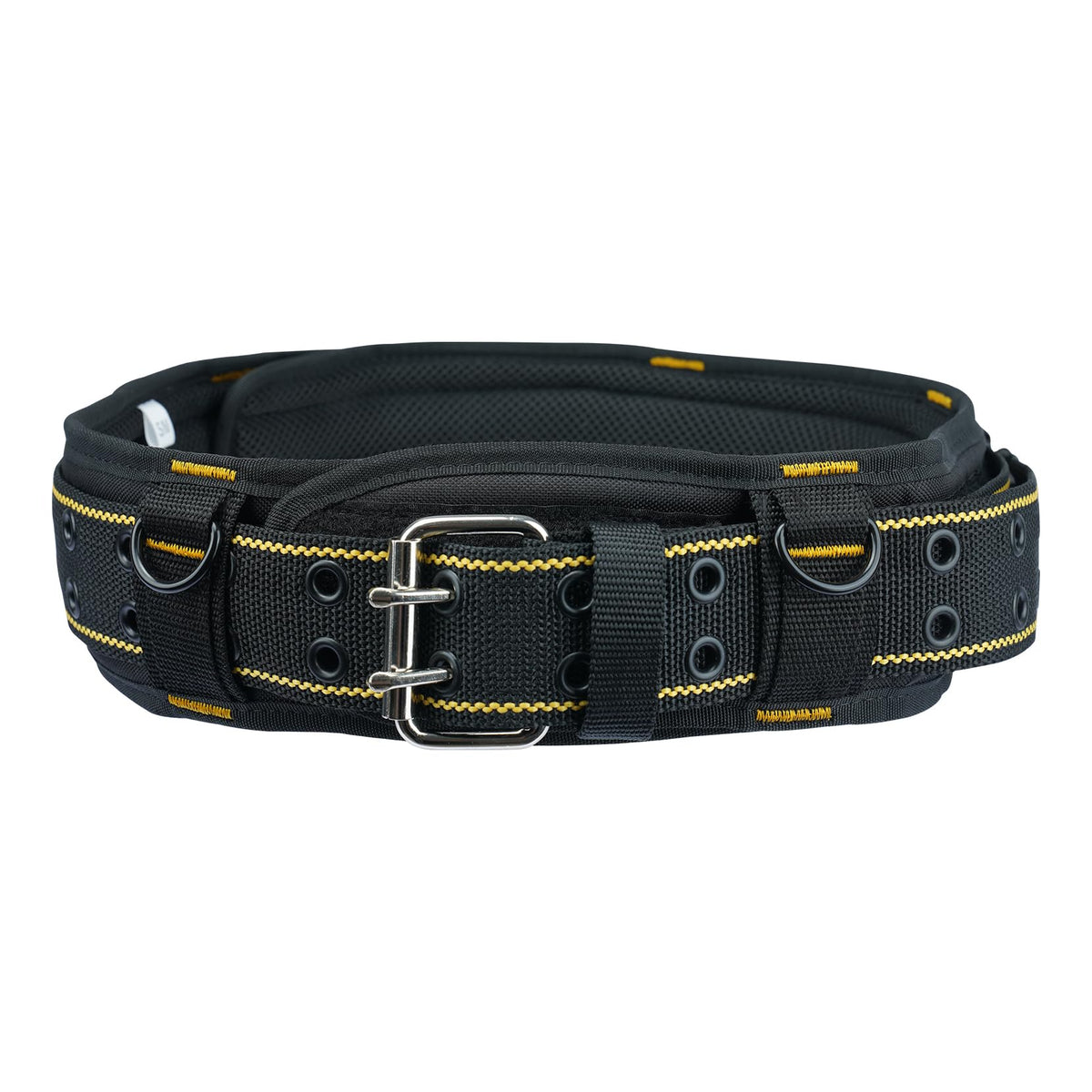 2-Inch Padded Tool Belt with 4 D-Rings Heavy Duty Double Metal Roller Buckle S572216