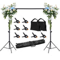 8x10ft Adjustable Backdrop Stand Kit with Carrying Case K229845