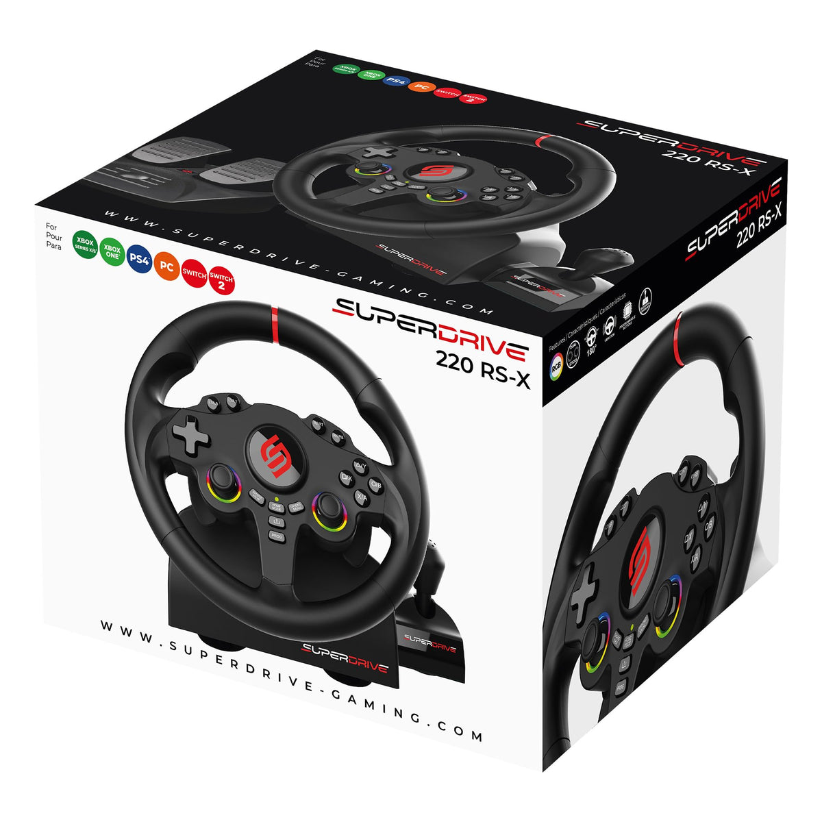 RGB Gaming Steering Wheel B7922