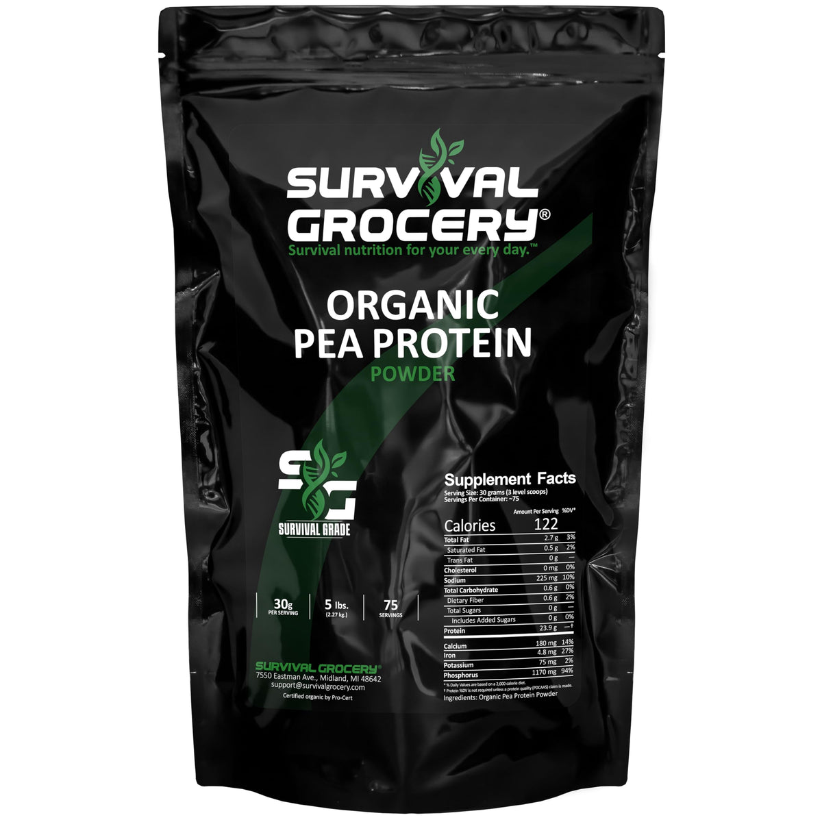 Organic Pea Protein 5 lbs. H539572