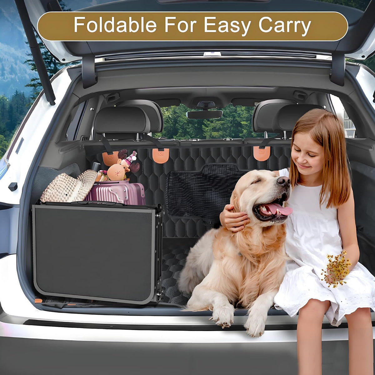2 FT Folding Camping Table with 3 Adjustable Height L914854