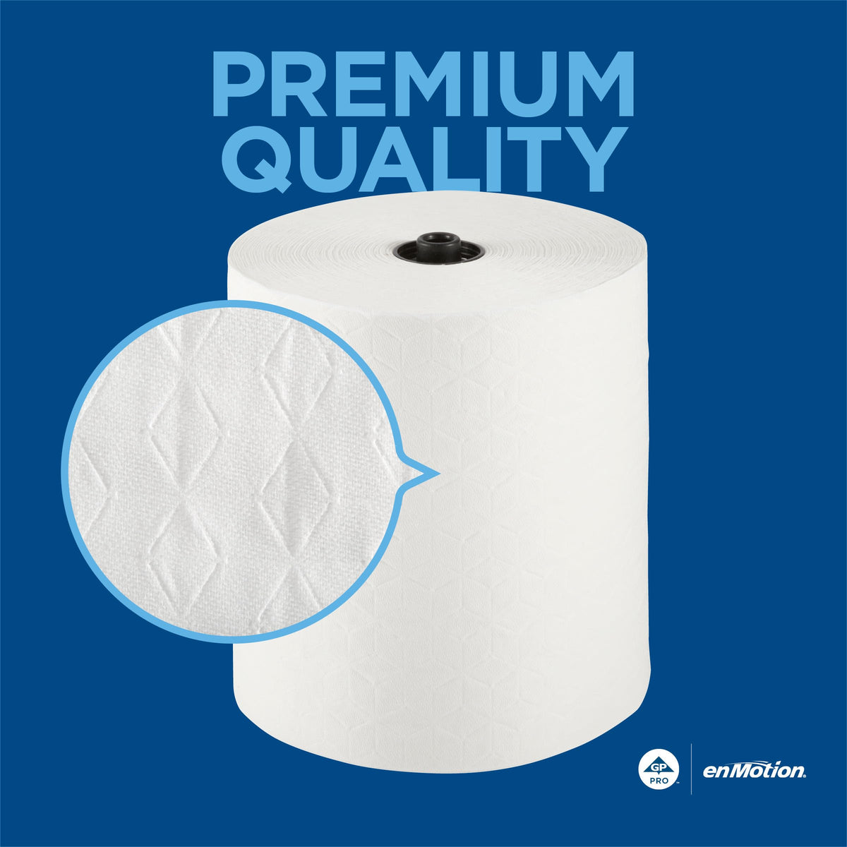 8 in 425 Linear Feet White Paper Towel Roll L730639
