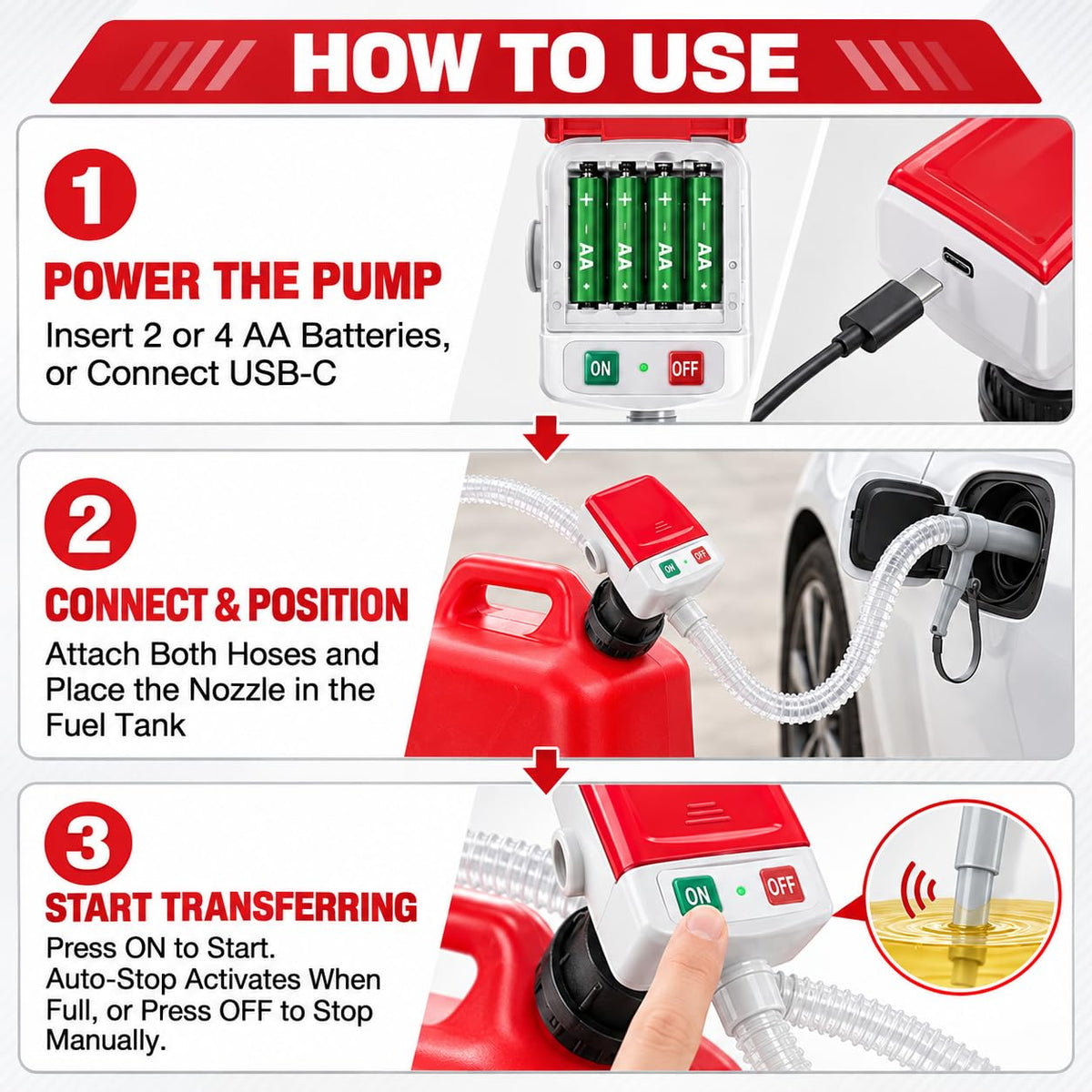 Battery Powered Electric Fuel Transfer Pump Z26720