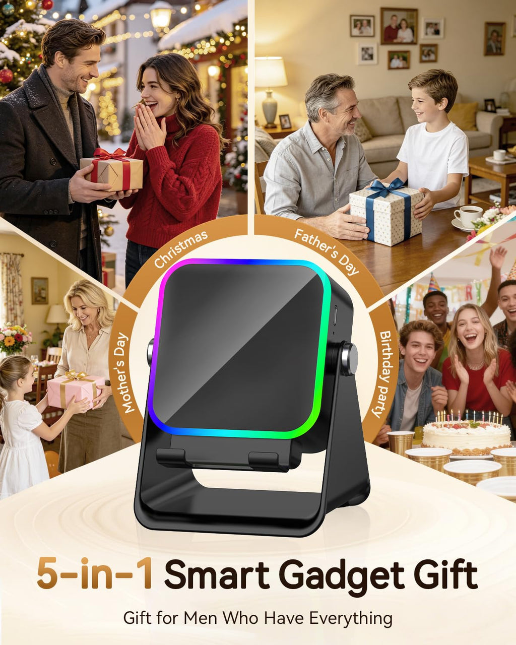 Wireless Induction Speaker with Phone Stand D82229