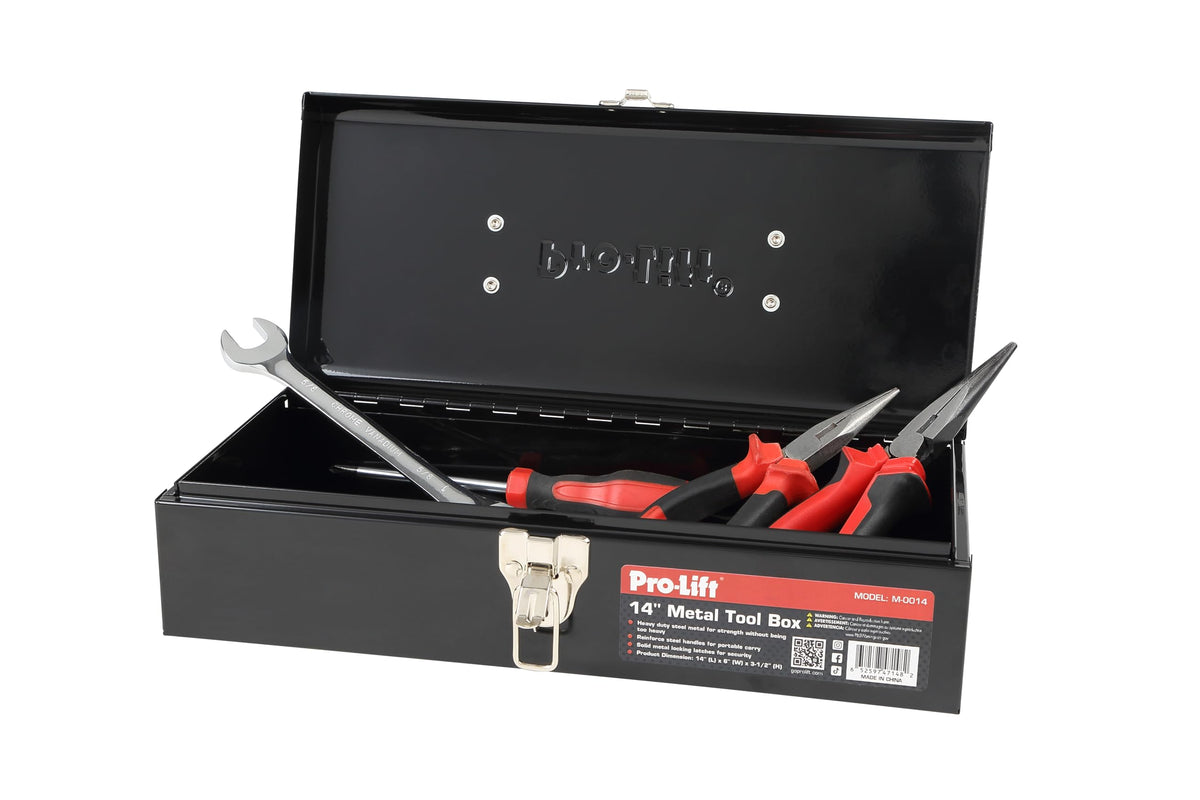 14-inch Metal Tool Box with Handle I997