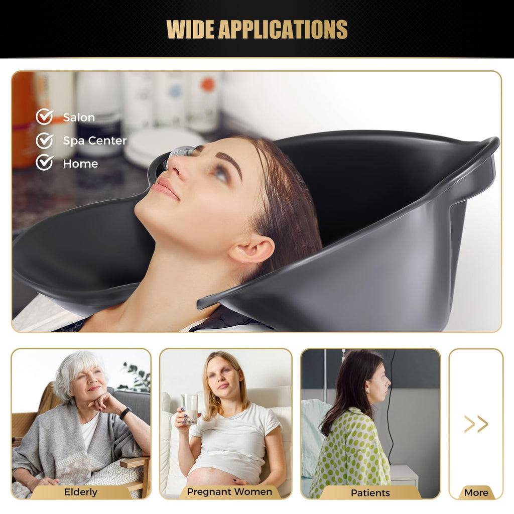 Portable Height Adjustable Shampoo Bowl with Electric Pump N2936