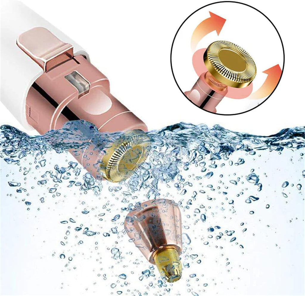 Portable Facial Shaver for Women, 2-in-1 Eyebrow Trimmer Q894946