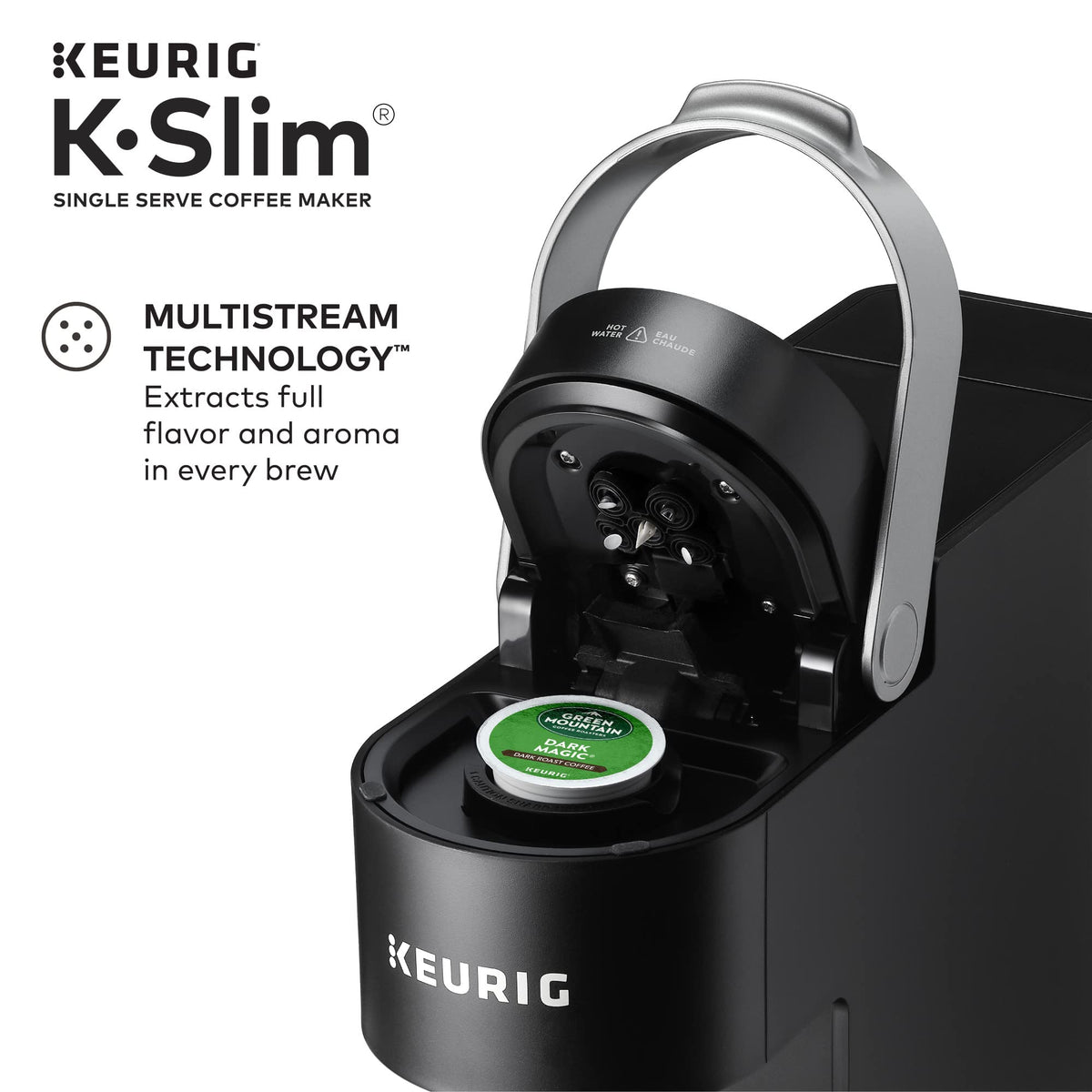 Single Serve K-Cup Pod Coffee Maker with Storage Drawer P636