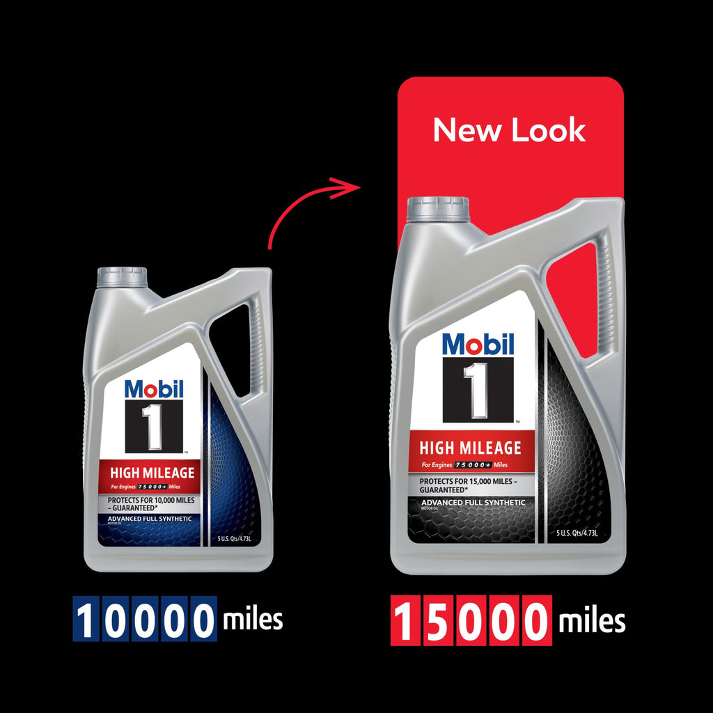 High Mileage Full Synthetic 10W-40 Motor Oil 5 Quart V2964