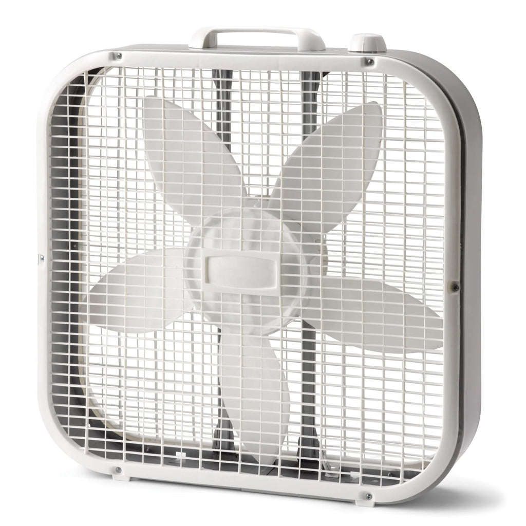 20" Classic Box Fan with 3 Speeds, White C65670