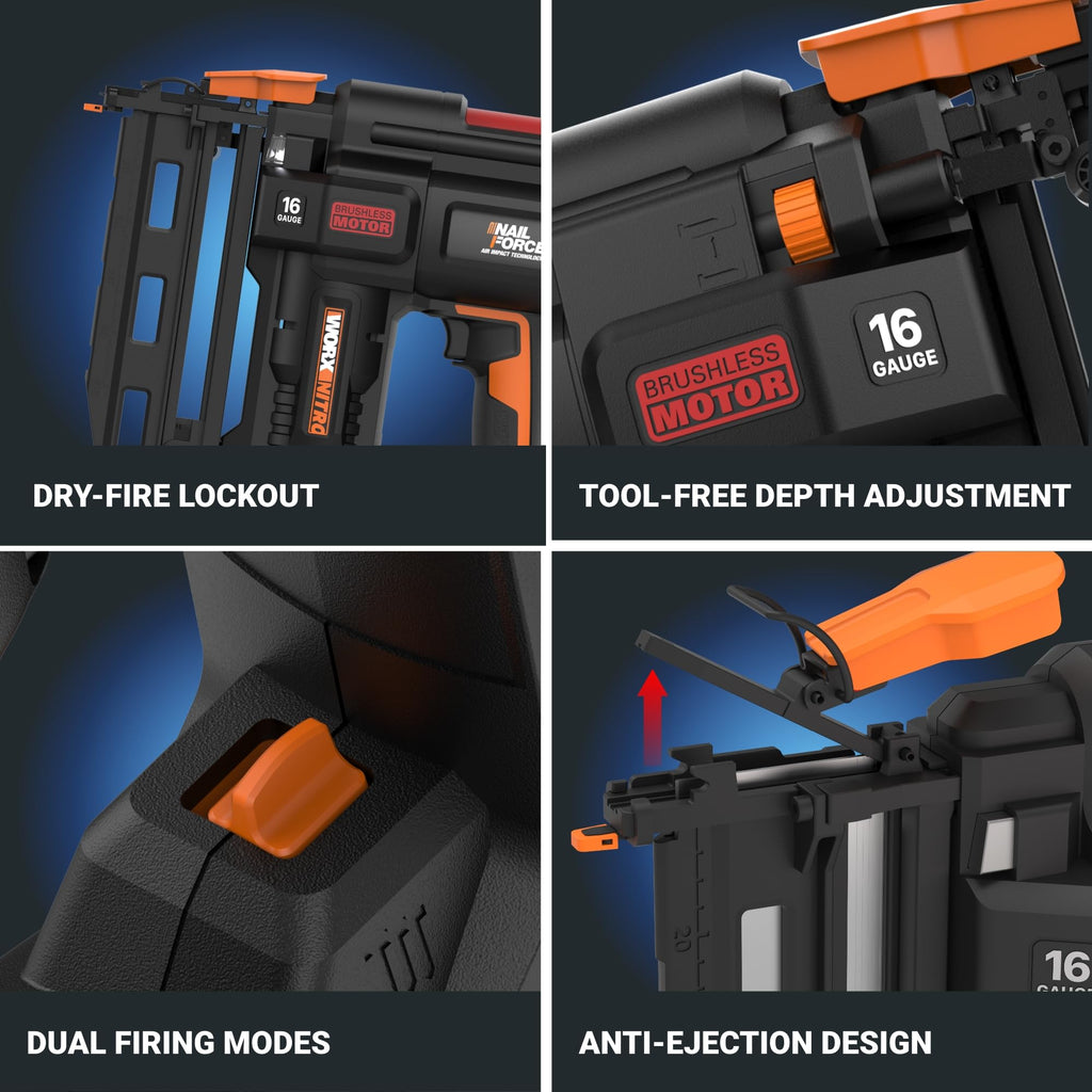 20V 16GA Cordless Finish Nailer A369