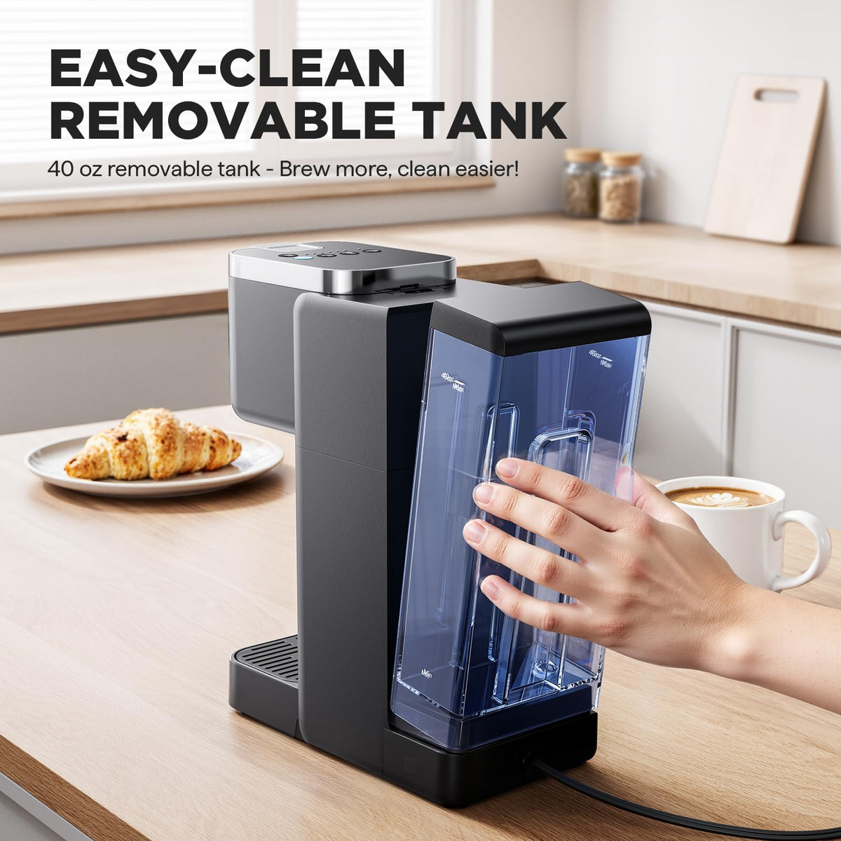 Single Serve Coffee Maker with 3 Brew Styles W39054