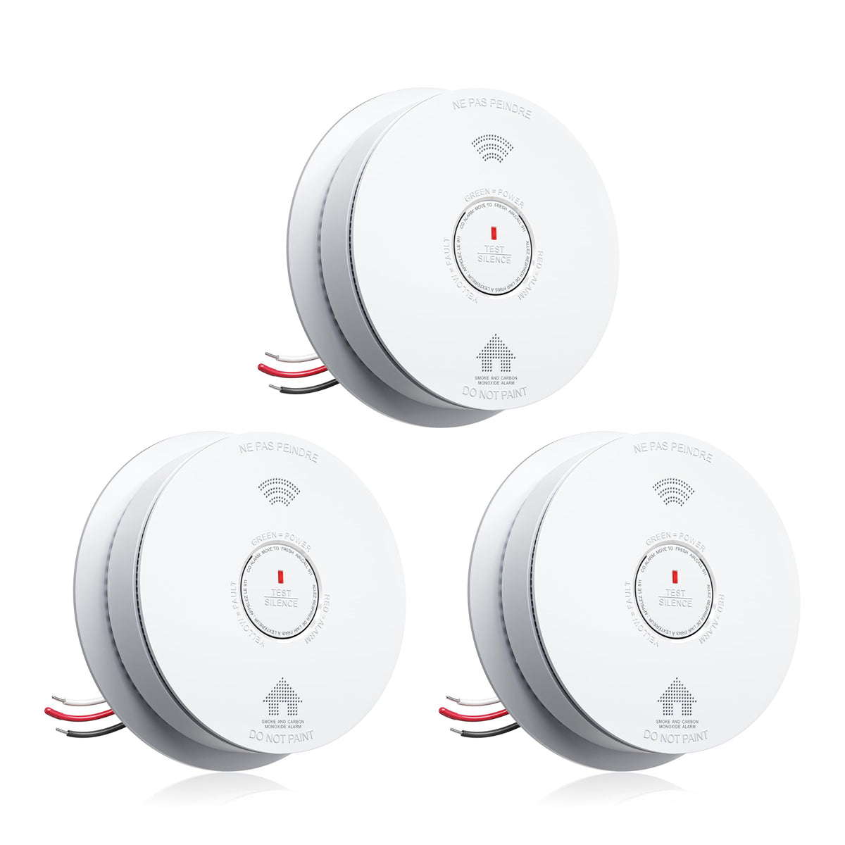 Smoke and Carbon Monoxide Detector Combo 10 Year Battery V813