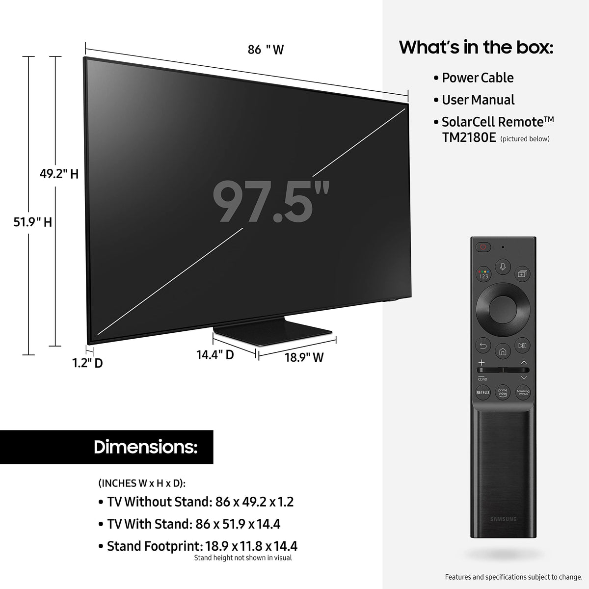 98-Inch 4K UHD Smart TV J87517