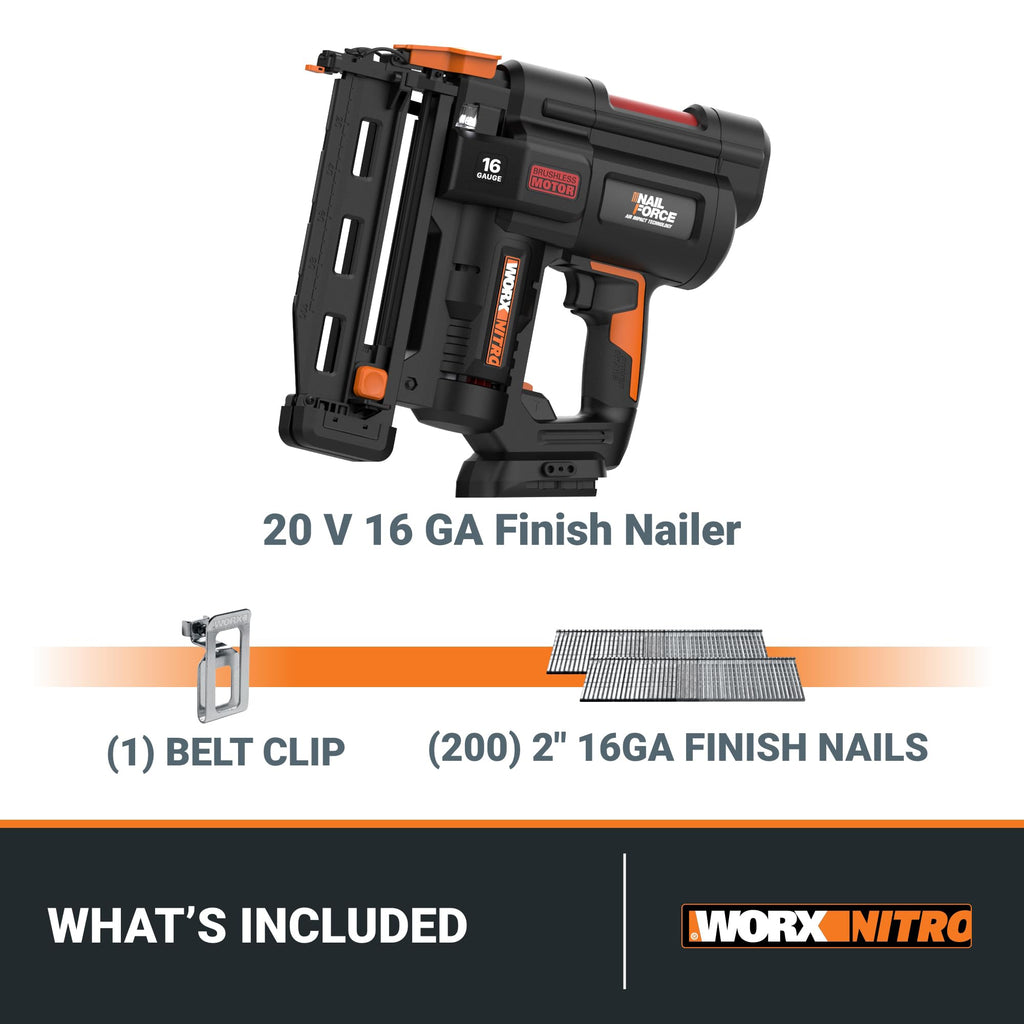 20V 16GA Cordless Finish Nailer A369