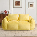 Oversized Faux Fur Memory Foam Bean Bag Chair G329