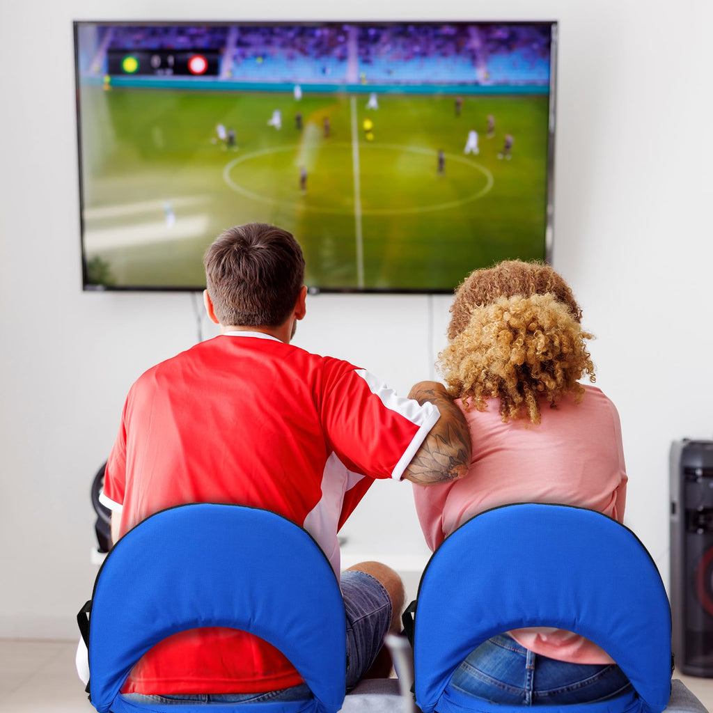 4 Pcs Adjustable Folding Portable Stadium Seats with Back W263