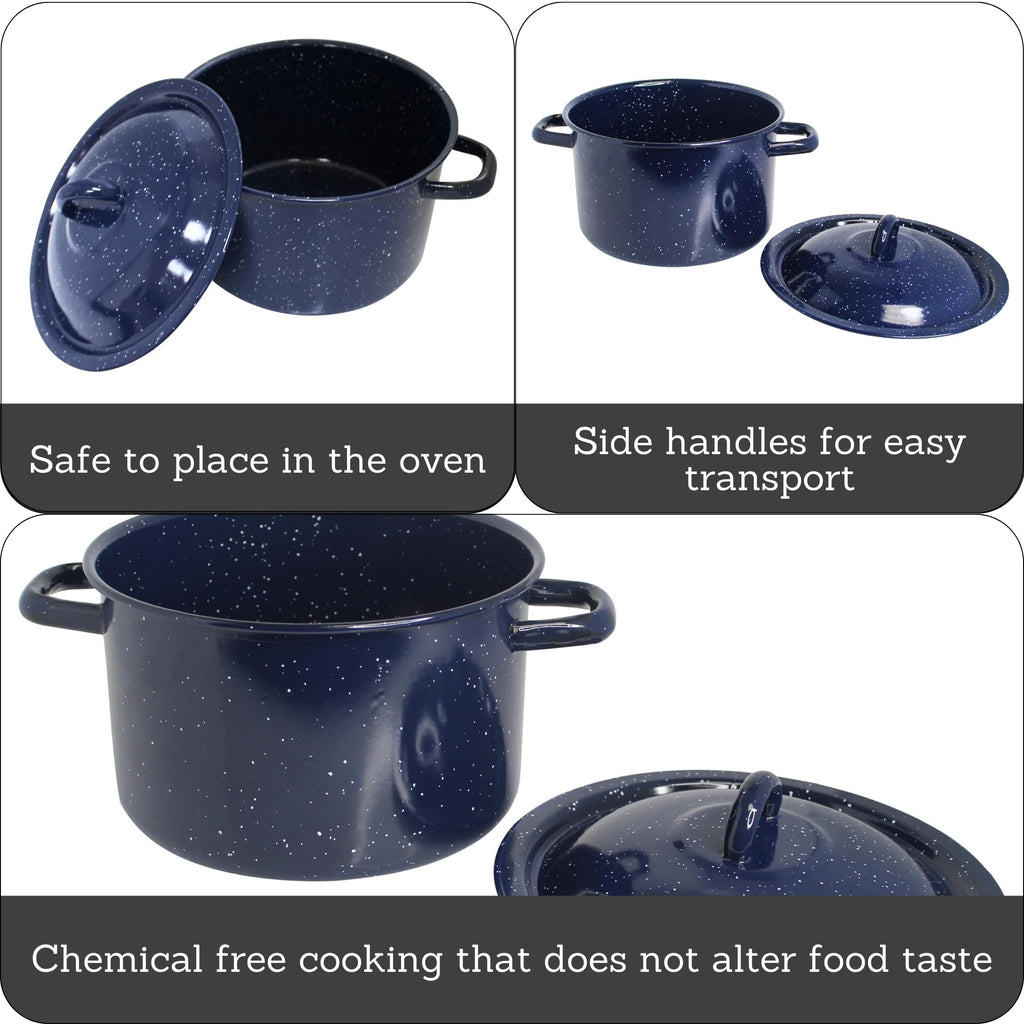 6 Qt Enamel Stock Pot U790920