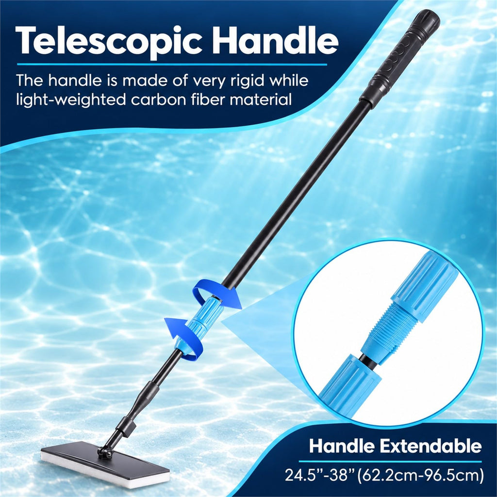 6 in 1 Aquarium Cleaning Tool Kit with Telescopic Long Handle H324928