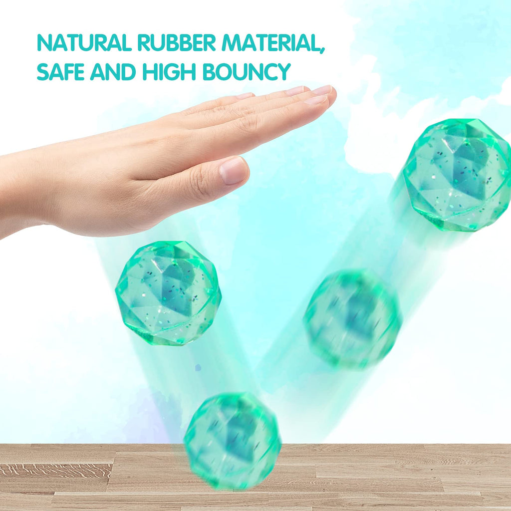 24 Pieces Bouncy Balls 32mm 6 Styles E65262