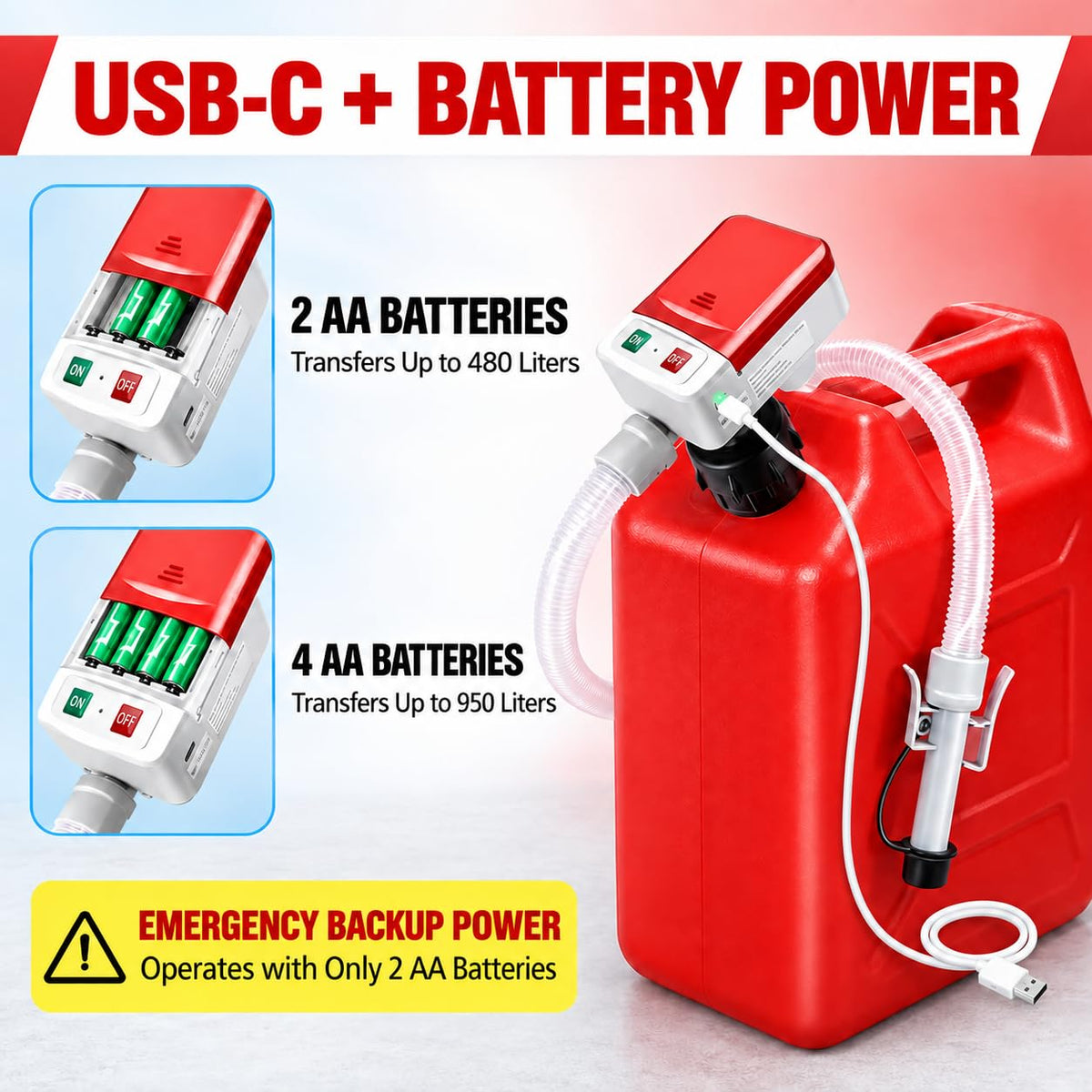 Battery Powered Electric Fuel Transfer Pump Z26720