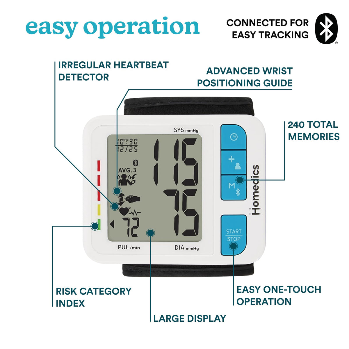 Wrist Cuff Blood Pressure Monitor X746989