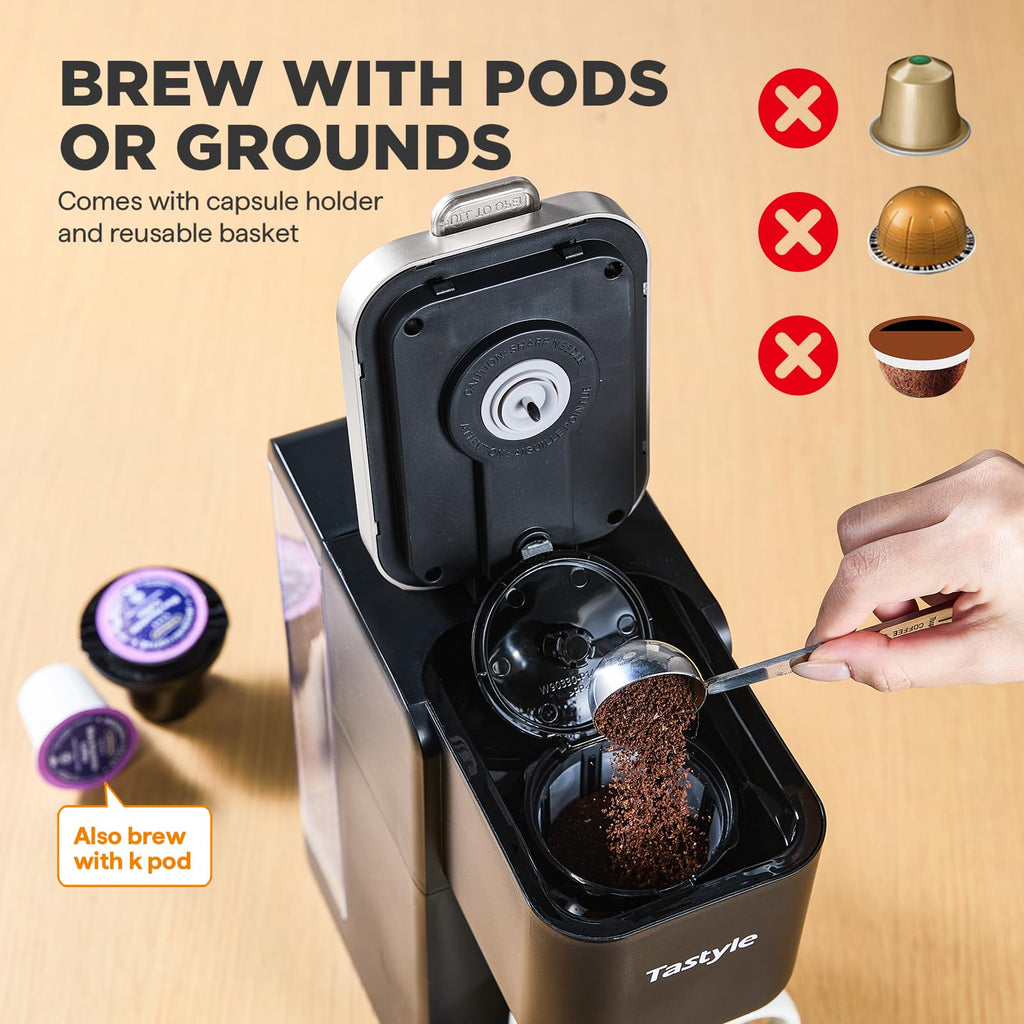 Single Serve Coffee Maker with 3 Brew Styles W39054