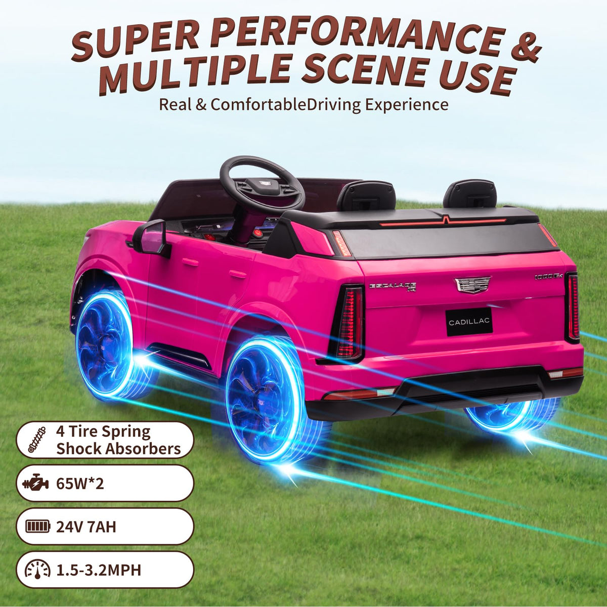 24V Battery Powered Electric Ride On Car 2 Seater K980