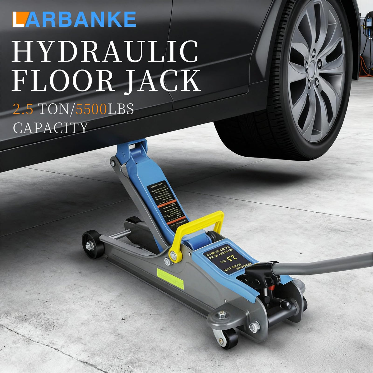 2.5T Low Profile Hydraulic Floor Jack with Carrying Handle K279657