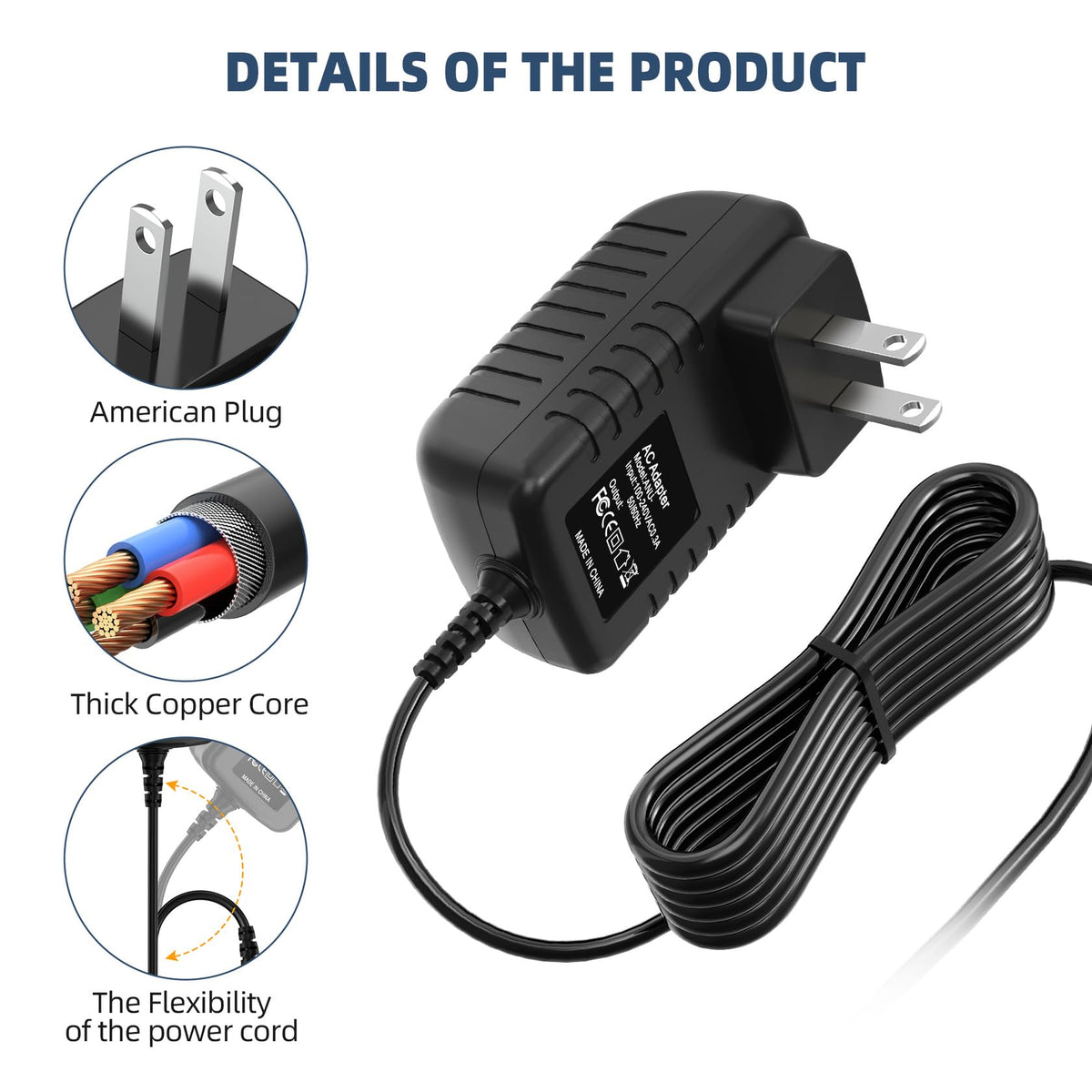 12 Volt Jump Starter Power Supply Cord Cable S38835