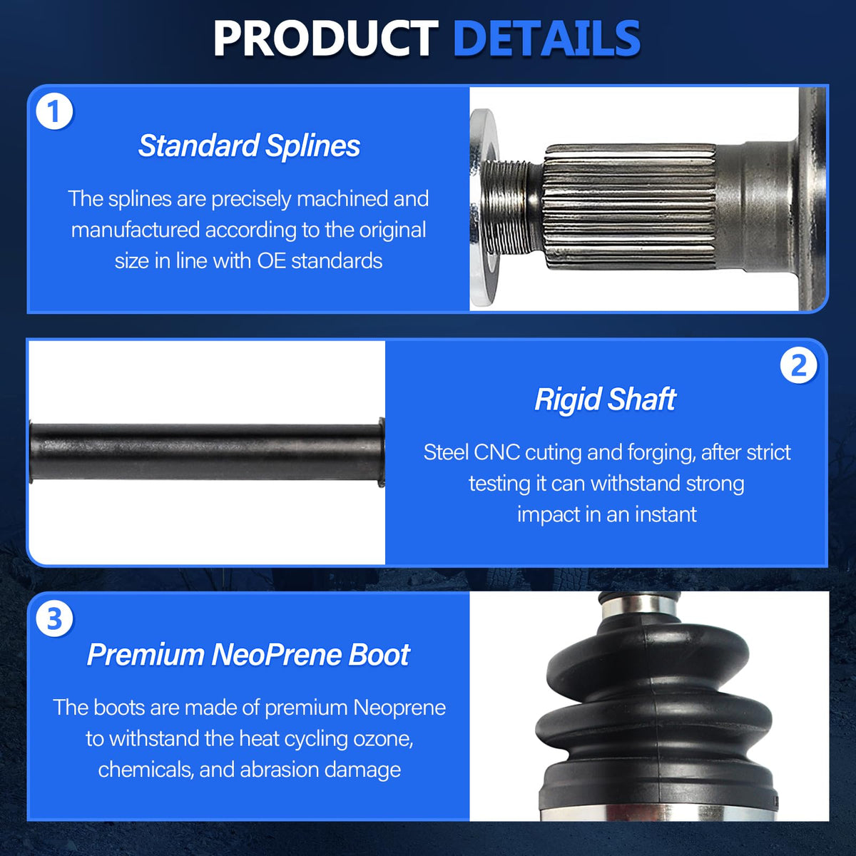 CV Axle Front Pair A6629