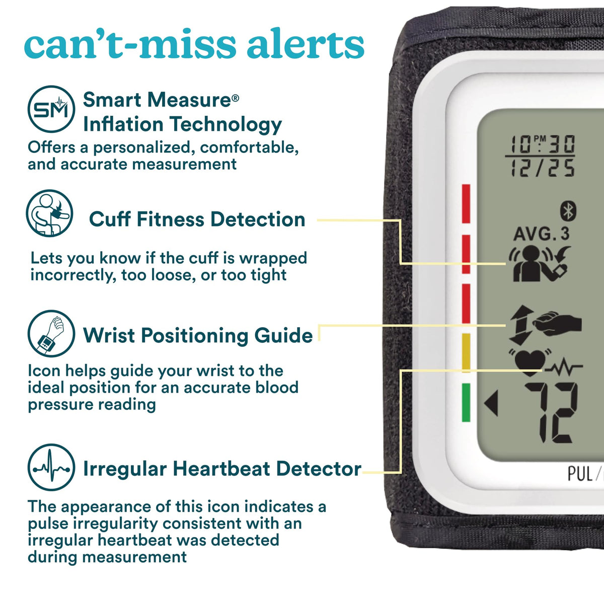 Wrist Cuff Blood Pressure Monitor X746989