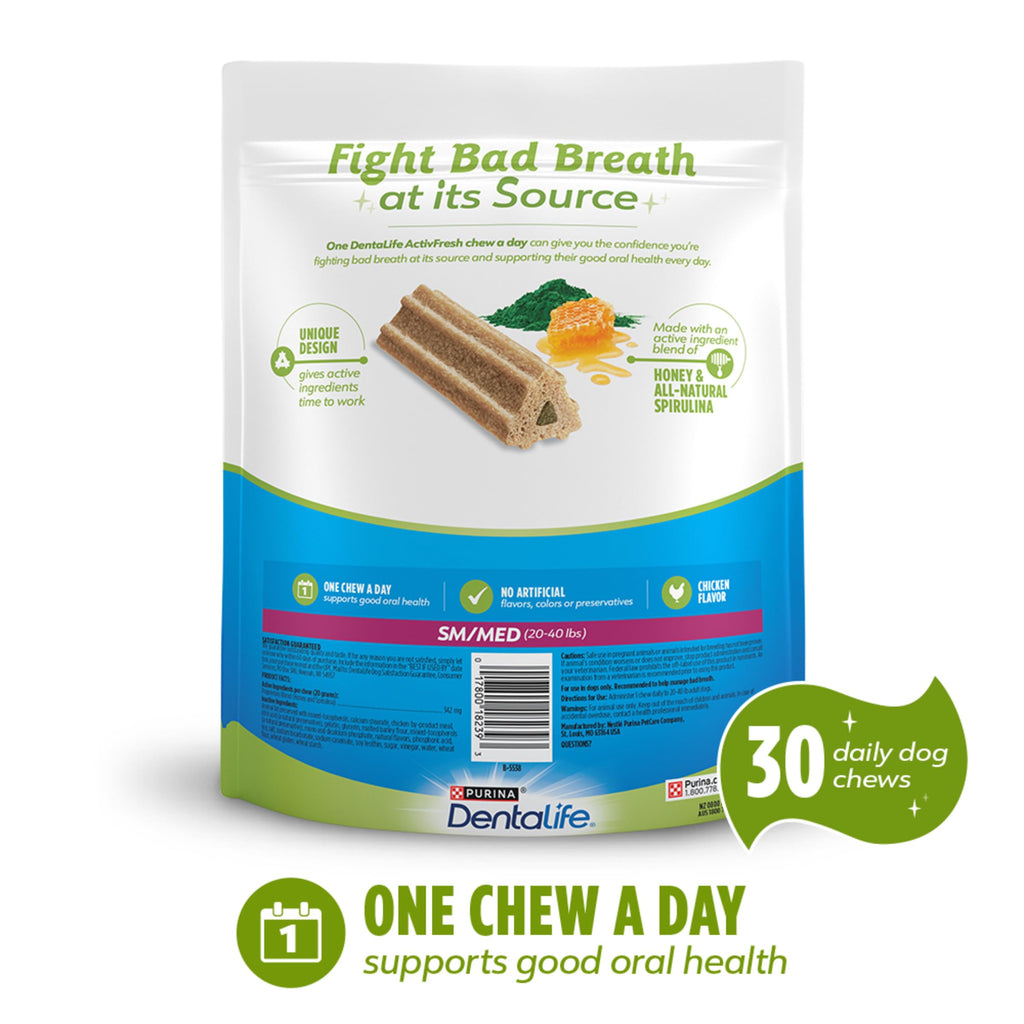 Chicken Flavor Dental Chews for Adult Dogs 30 ct. S336351