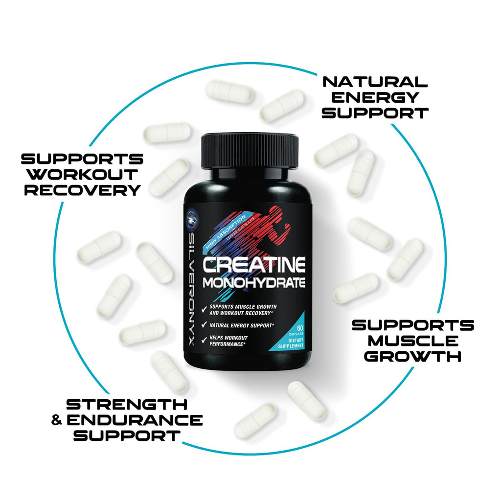 Micronized Creatine Monohydrate 3000mg 60 Capsules R449001