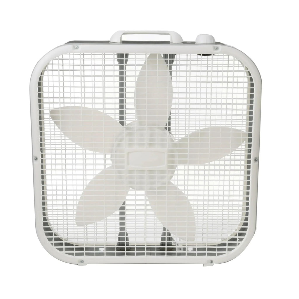 20" Classic Box Fan with 3 Speeds, White C65670