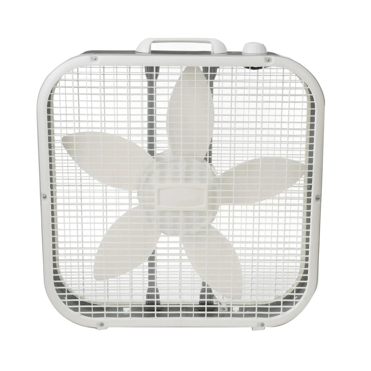 20" Classic Box Fan with 3 Speeds, White C65670