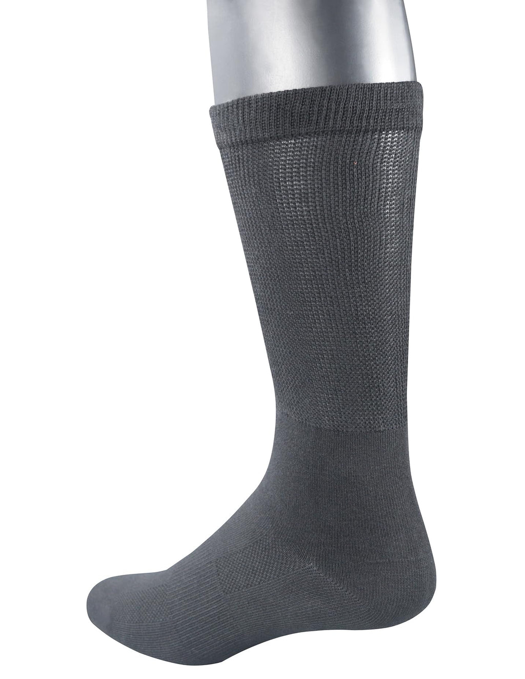 Men's 6 Pairs Bamboo Rayon Breathable Mid-Calf Socks with Arch Support H862