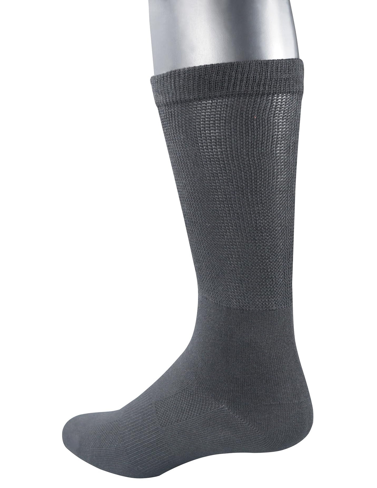 Men's 6 Pairs Bamboo Rayon Breathable Mid-Calf Socks with Arch Support H862