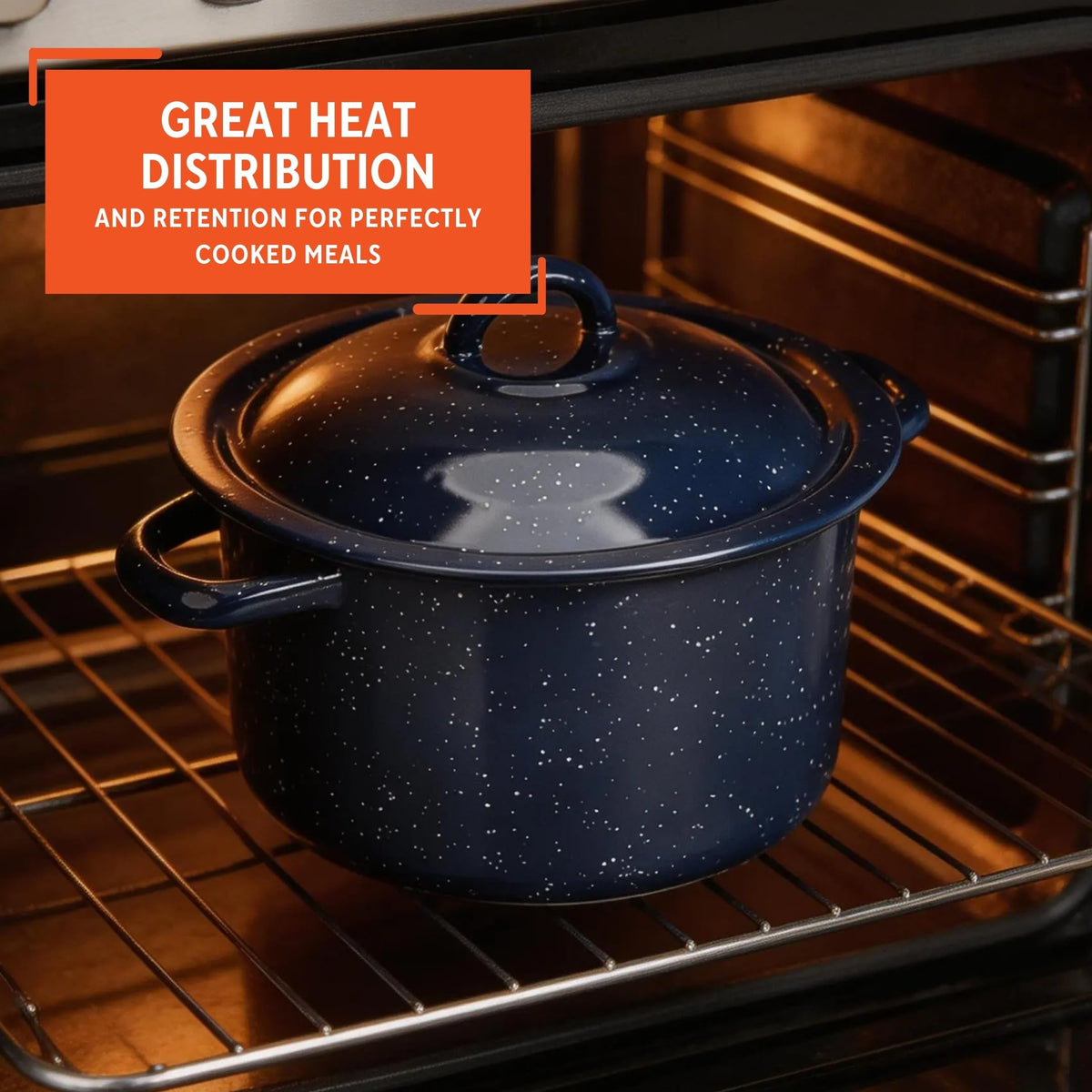 6 Qt Enamel Stock Pot U790920