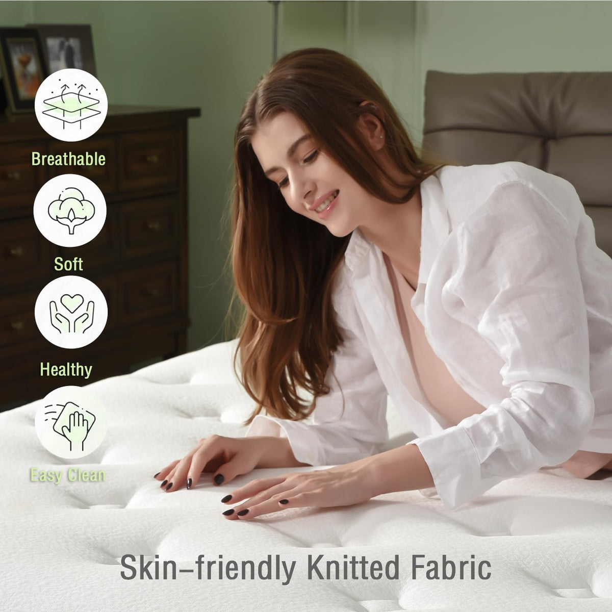 Full Size 12 Inch Hybrid Gel Memory Foam Mattress V93597