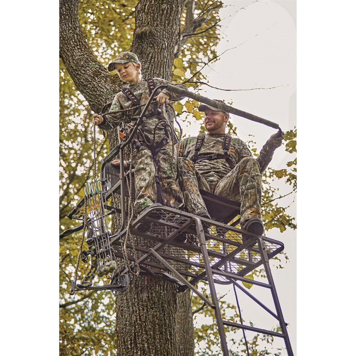 17' 2-Man Ladder Tree Stand H46088