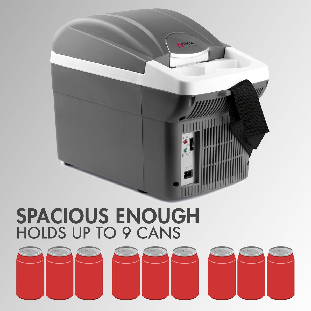 12V 6 Quart Portable Electric Cooler Warmer W717222