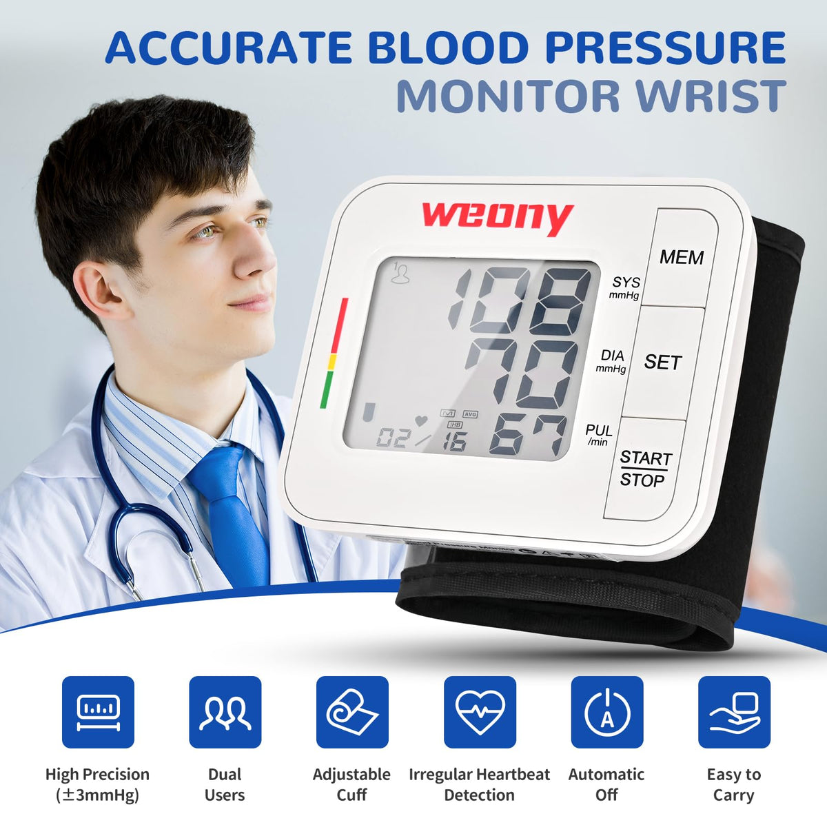 Wrist Blood Pressure Monitor H510890